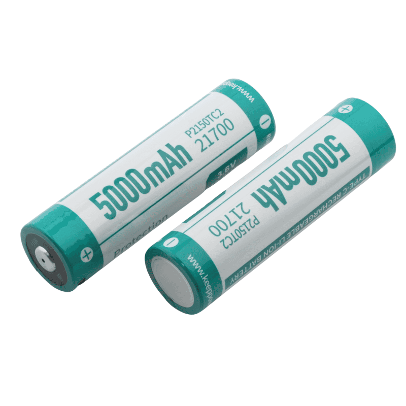 Keeppower P2150TC2 Type-C USB 21700 3.6V Battery